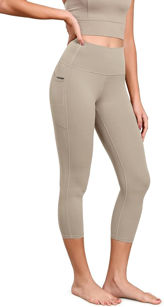 ODODOS ODCLOUD Buttery Soft Lounge Yoga Leggings for Women High Waist Non See Through Capri Pants | Amazon (US)