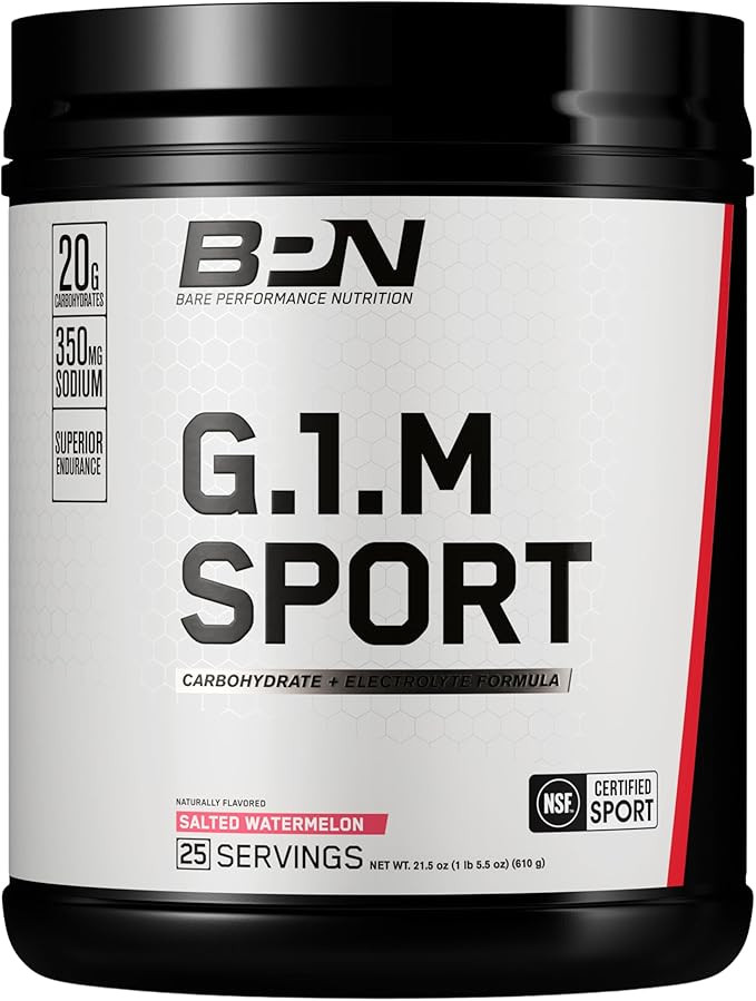 BARE PERFORMANCE NUTRITION, BPN G.1.M Go One More Sport, Endurance Training Fuel, Superior Carboh... | Amazon (US)