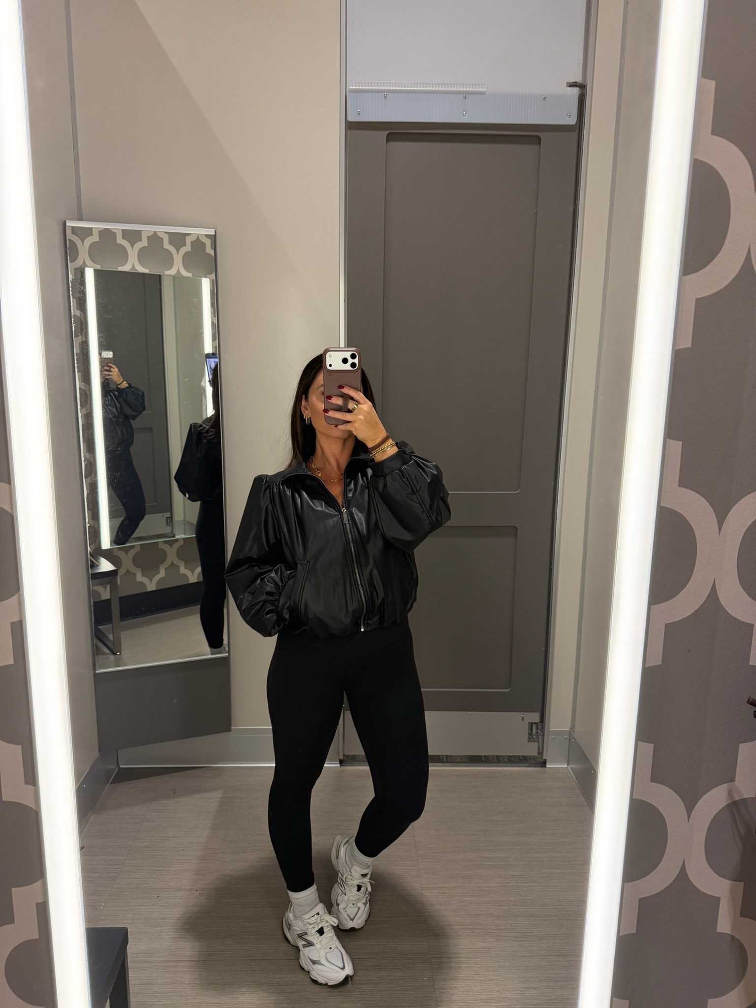 Target leather jacket 

#LTKSeasonal #LTKootd #LTKHoliday