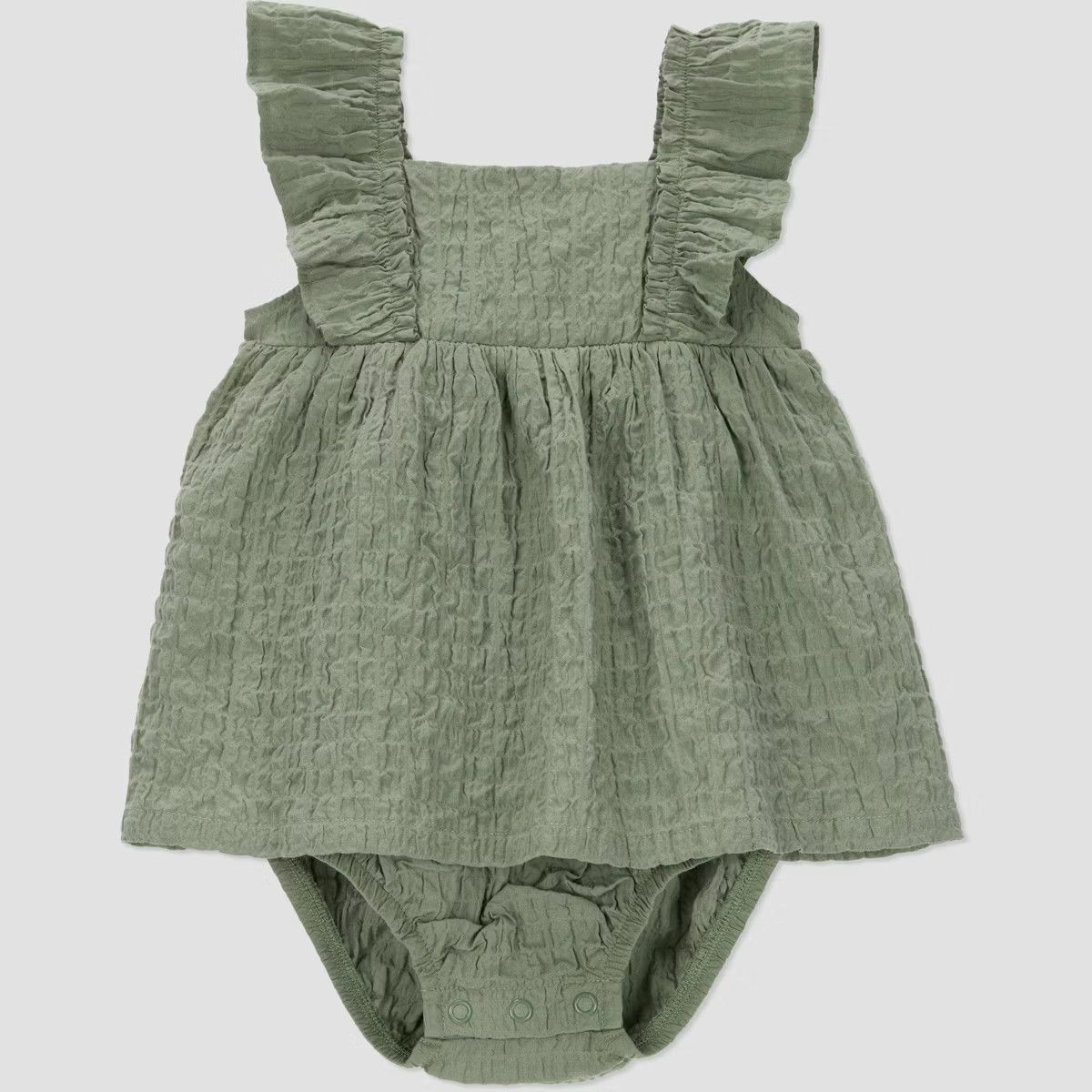 Carter's Just One You® Baby Girls' Seersucker Dress - Green | Target
