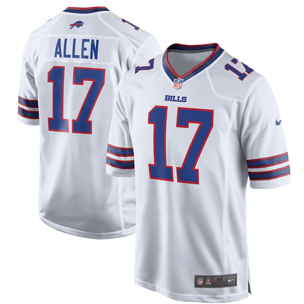 Men's Buffalo Bills Josh Allen Nike White Game Player Jersey | NFL Shop