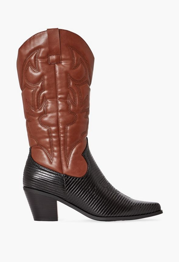 Natasha Western Boot | JustFab