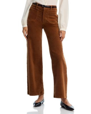 Le Slim Palazzo Mode Corduroy Jeans in Maple Brown | Bloomingdale's (US)