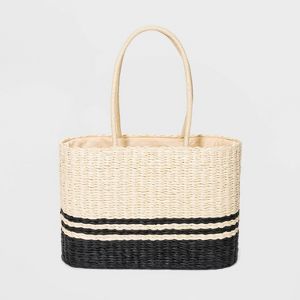 Straw Tote Handbag - A New Day™ | Target