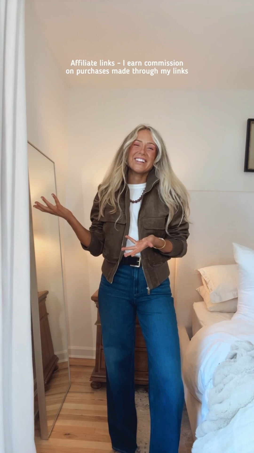 Affiliate links - I earn commission on purchases made through my links

Casual fall outfits
Zara faux suede jacket
Paige jeans