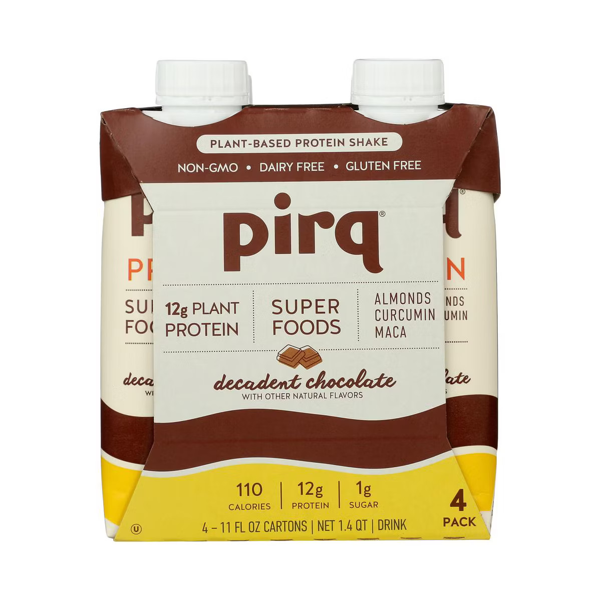 Pirq Plant Protein Superfoods Shake - Dairy Free Decadent Chocolate | Target