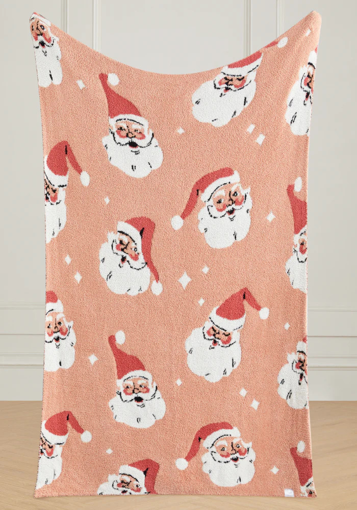 TSC x Amber Massey: Vintage Santa Buttery Blanket | The Styled Collection