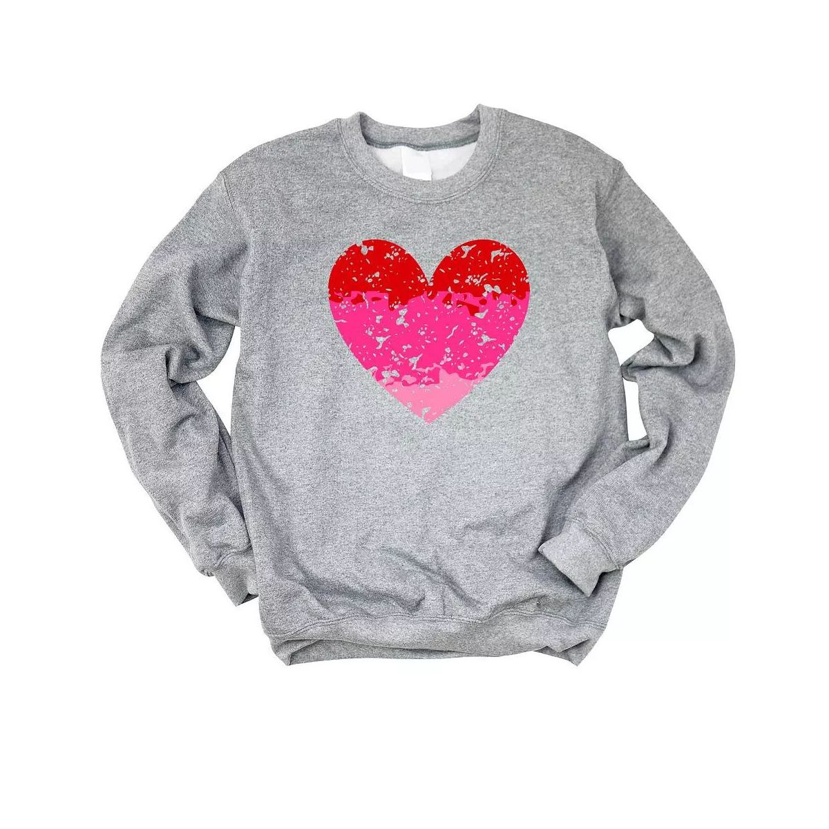 Simply Sage Market Women's Graphic Sweatshirt Heart Ombre | Target