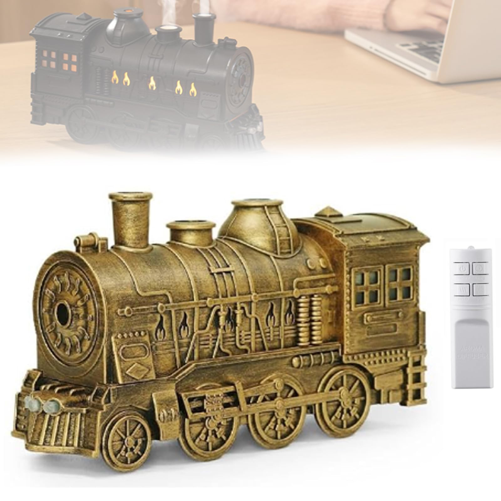 Christmas Diffuser Train, Christmas Train Essential Oil Diffuser, Train Humidifier with Essential... | Amazon (US)