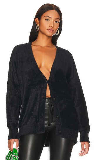 Mimi Cardigan in Black | Revolve Clothing (Global)