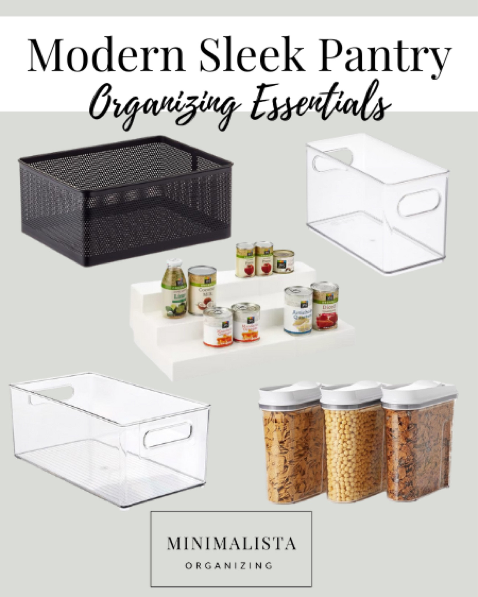 Shop our favorite products for a Pinterest-perfect modern sleek pantry! 

#LTKFindsUnder100 #LTKHome #LTKFindsUnder50