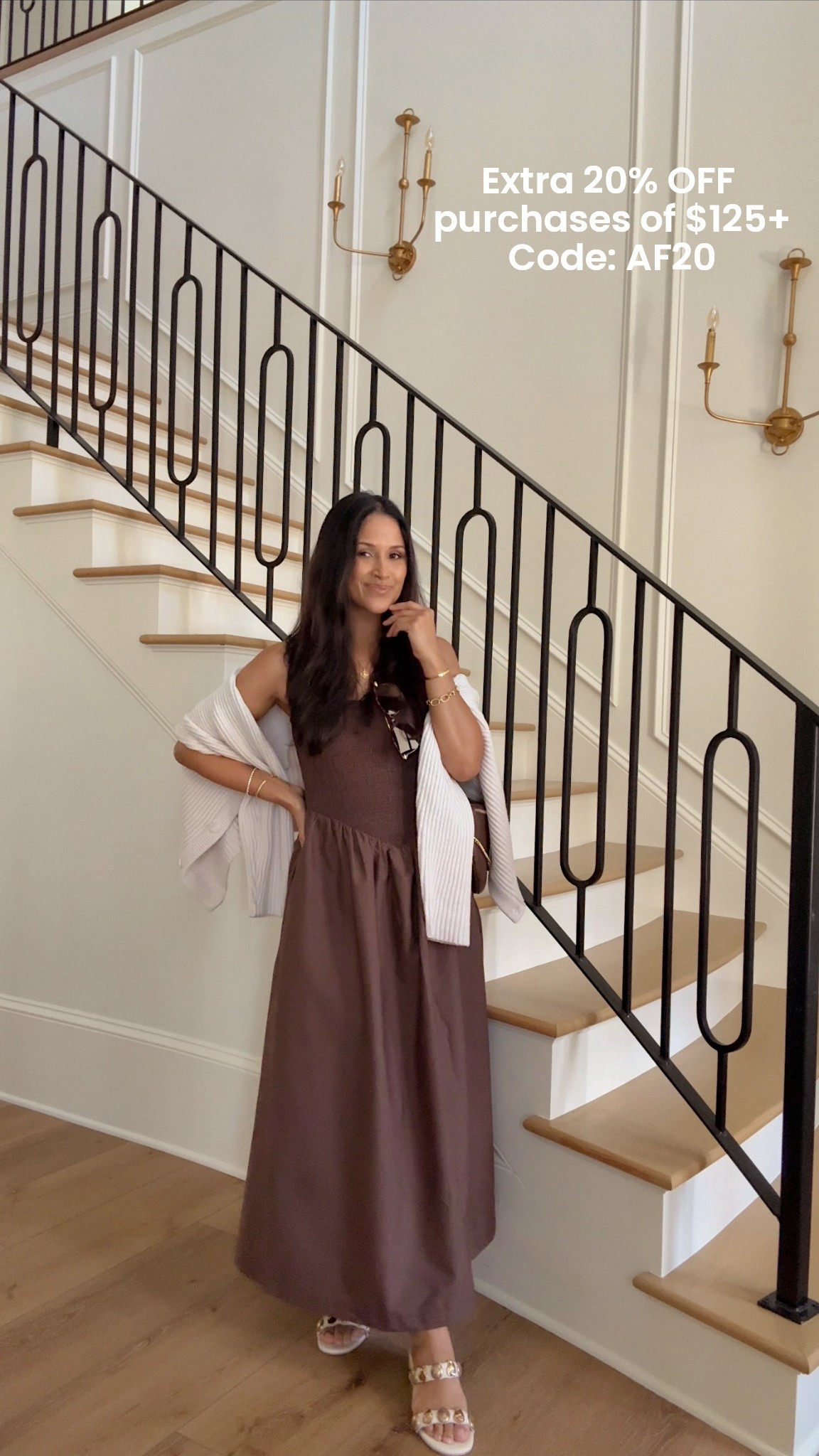 This is one my favorite smocked midi dresses from @Abercrombie because it comes in a petite length too & a bunch of different colors. Wearing size petite small here!

#mididress #petite #springoutfits #chocolatebrownoutfits #summeroutfits

#LTKSeasonal #LTKootd #LTKSaleAlert