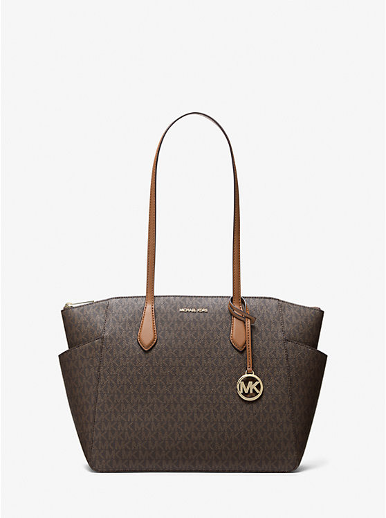 Marilyn Medium Signature Logo Tote Bag | Michael Kors US
