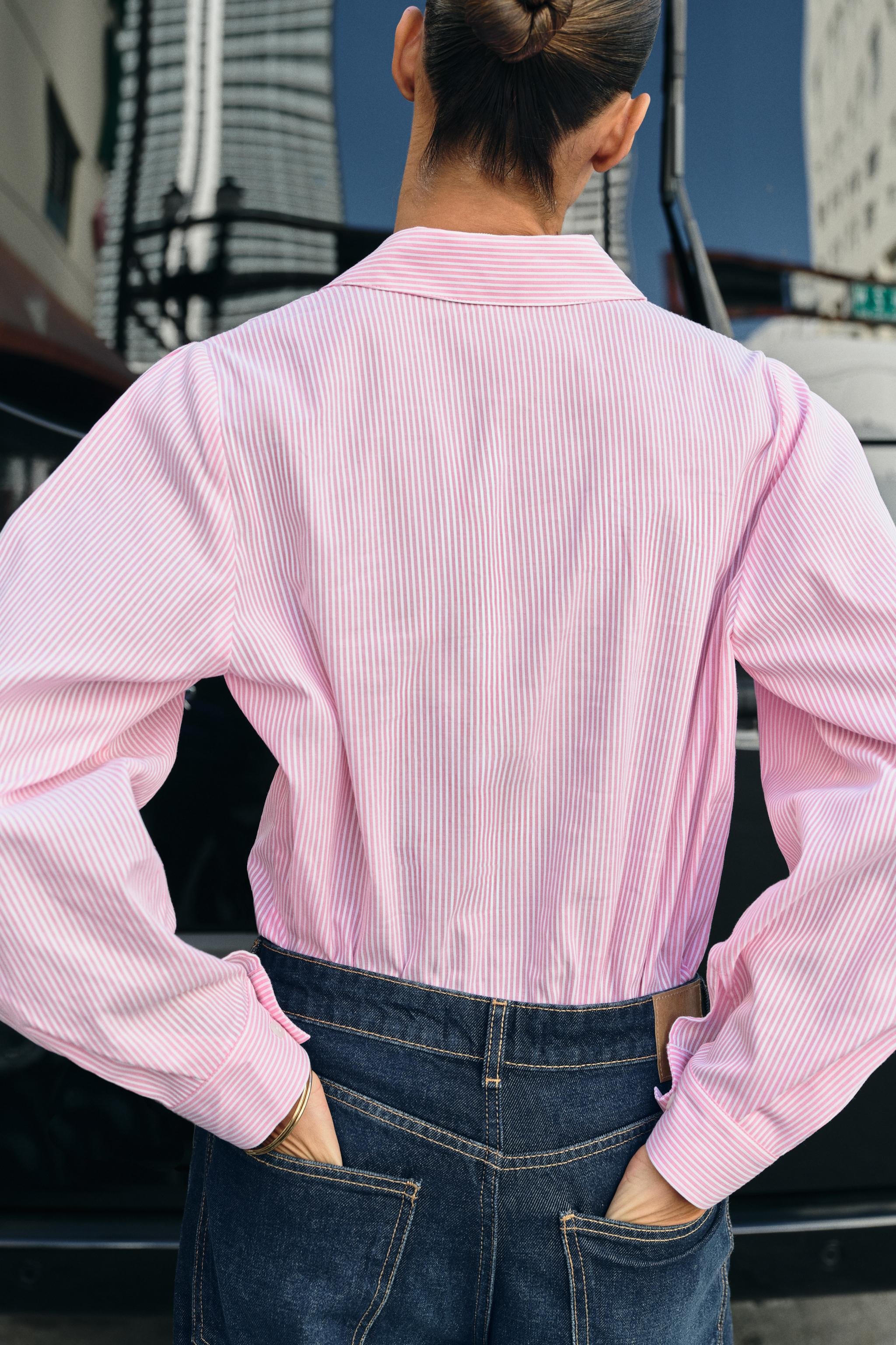 STRIPED COTTON SHIRT | Zara UK