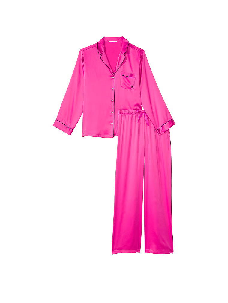 Satin Long Pajama Set | Victoria's Secret (US / CA )