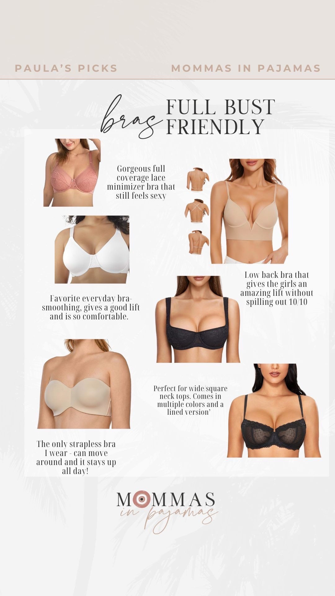 It’s been awhile since I’ve shared my favorite bras and I get asked ALL THE TIME. These bras are 100% full bust friendly and my go-tos daily! 

Full bust friendly bras, wedding guest bra, special event bras 

#LTKPetite #LTKFindsUnder50 #LTKMidsize