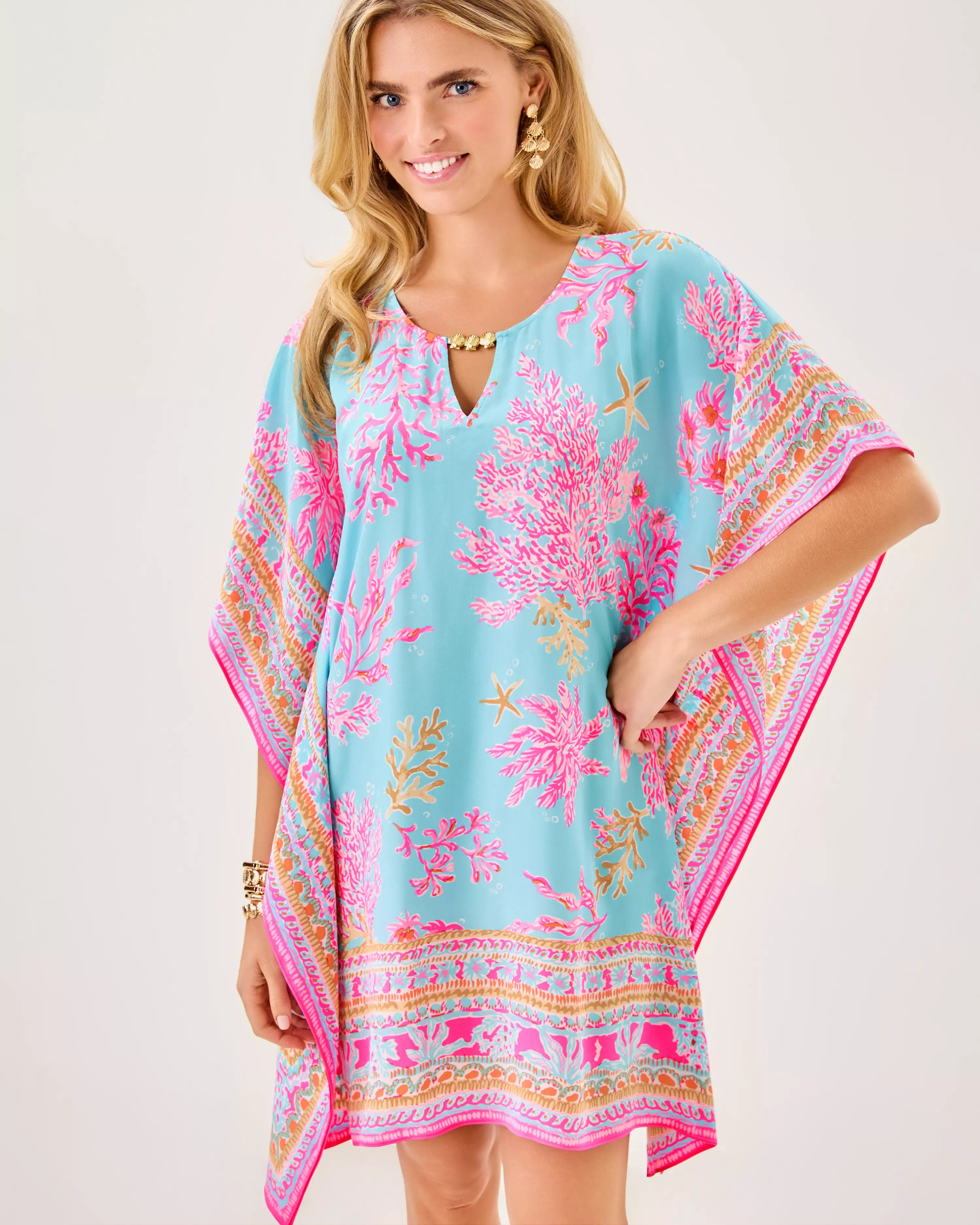 Lindamarie Silk Caftan | Lilly Pulitzer