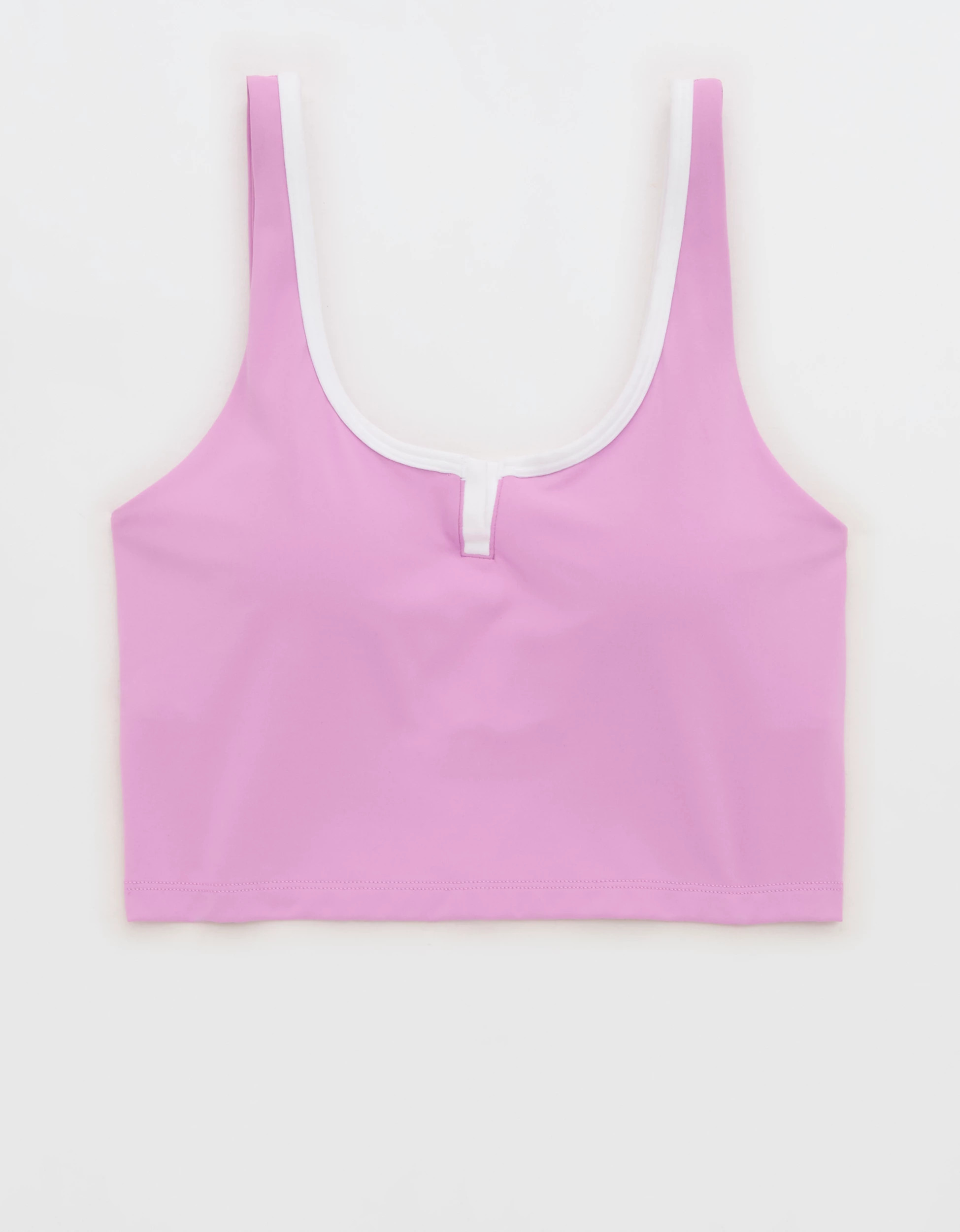 OFFLINE By Aerie Real Me Tipped Low Key Longline Sports Bra | Aerie