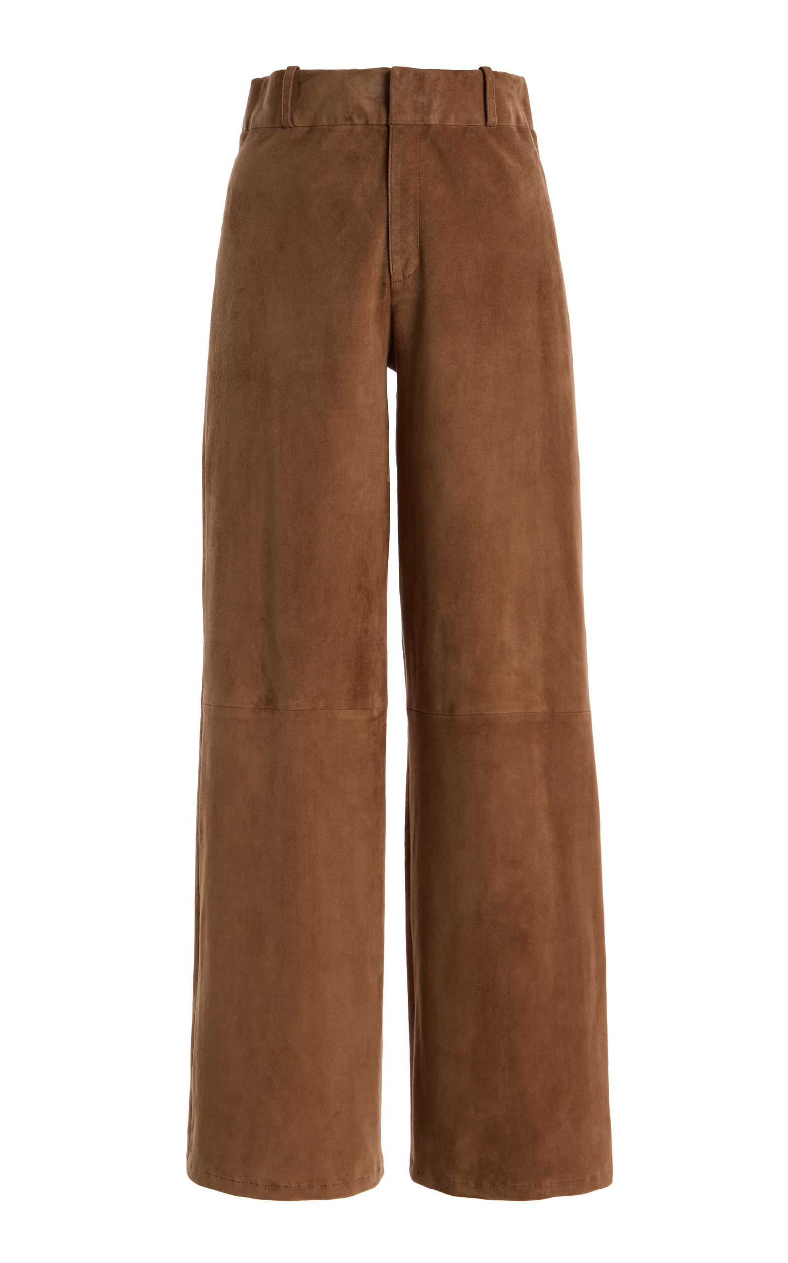 Marina Stretch-Suede Trousers | Moda Operandi (Global)