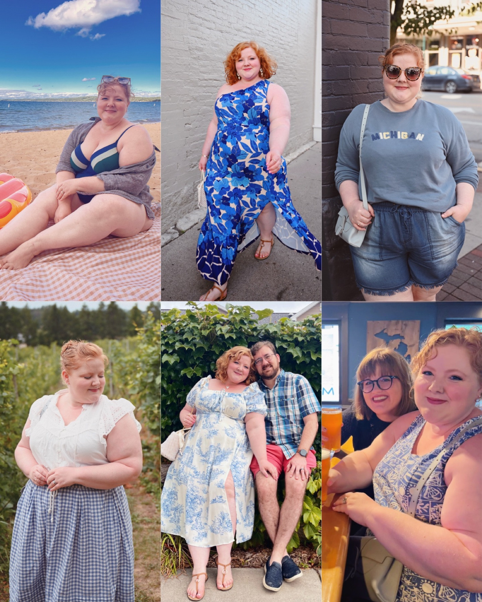 Vacation Outfits I Wore in Traverse City

Outfit 1️⃣ Dinner at Poppycocks Downtown
Dress @ullapopken (25% OFF with code 2023LIZ25)
Bag @katespadeny
Earrings are a souvenir from our Alaskan cruise
Sandals @draperjames (old)

Outfit 2️⃣ Day at the Beach
Swimsuit @ullapopken (25% OFF with code 2023LIZ25)
Linen shirt @ullapopken (25% OFF with code 2023LIZ25) 

Outfit 3️⃣ Dinner + Bar Hop Downtown
Dress/coverup @ullapopken (25% OFF with code 2023LIZ25)
Bag @senreve
Mini pearl hoops @kendrascott

Outfit 4️⃣ Brunch + Old Mission Wine Trail
Dress @shopcider @cidercurve
Bag @katespadeny 
Heart Jewelry @kendrascott

Outfit 5️⃣ Leelanau Peninsula Wineries
Top @gracetheboutique
Skirt @walmartfashion
Bag @senreve
Mini pearl hoops @kendrascott

Outfit 6️⃣ Shopping in Alden + Bellaire
Sweatshirt @shop_ferne
Shorts @shopchicsoul



#LTKtravel #LTKcurves #LTKSeasonal