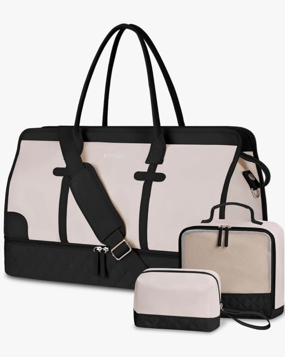 New duffle for hospital bag but perfect for travel and weekends away! Has lots of storage, shoe area, even a phone charger. Under $50 can’t beat it!

#LTKGiftGuide #LTKTravel #LTKFindsUnder50