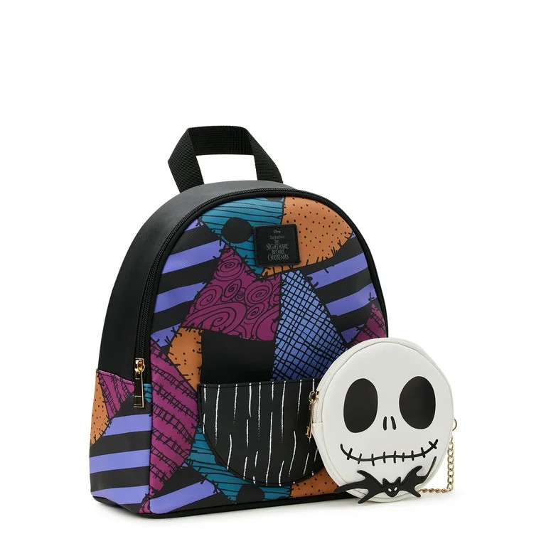Disney The Nightmare Before Christmas Women's Graphic Mini Backpack, Multi-Color - Walmart.com | Walmart (US)