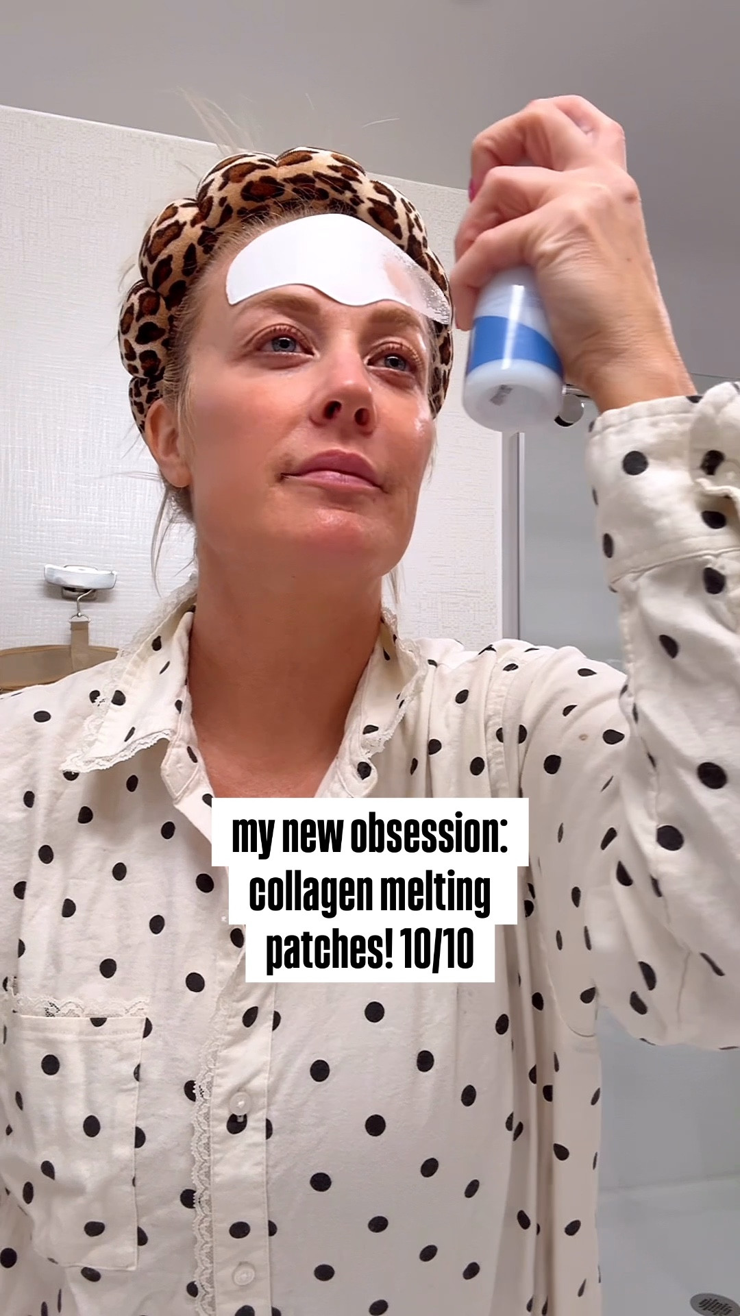 These collagen patches feel amazing! I spray this hydration spray on them
Both from Amazon 