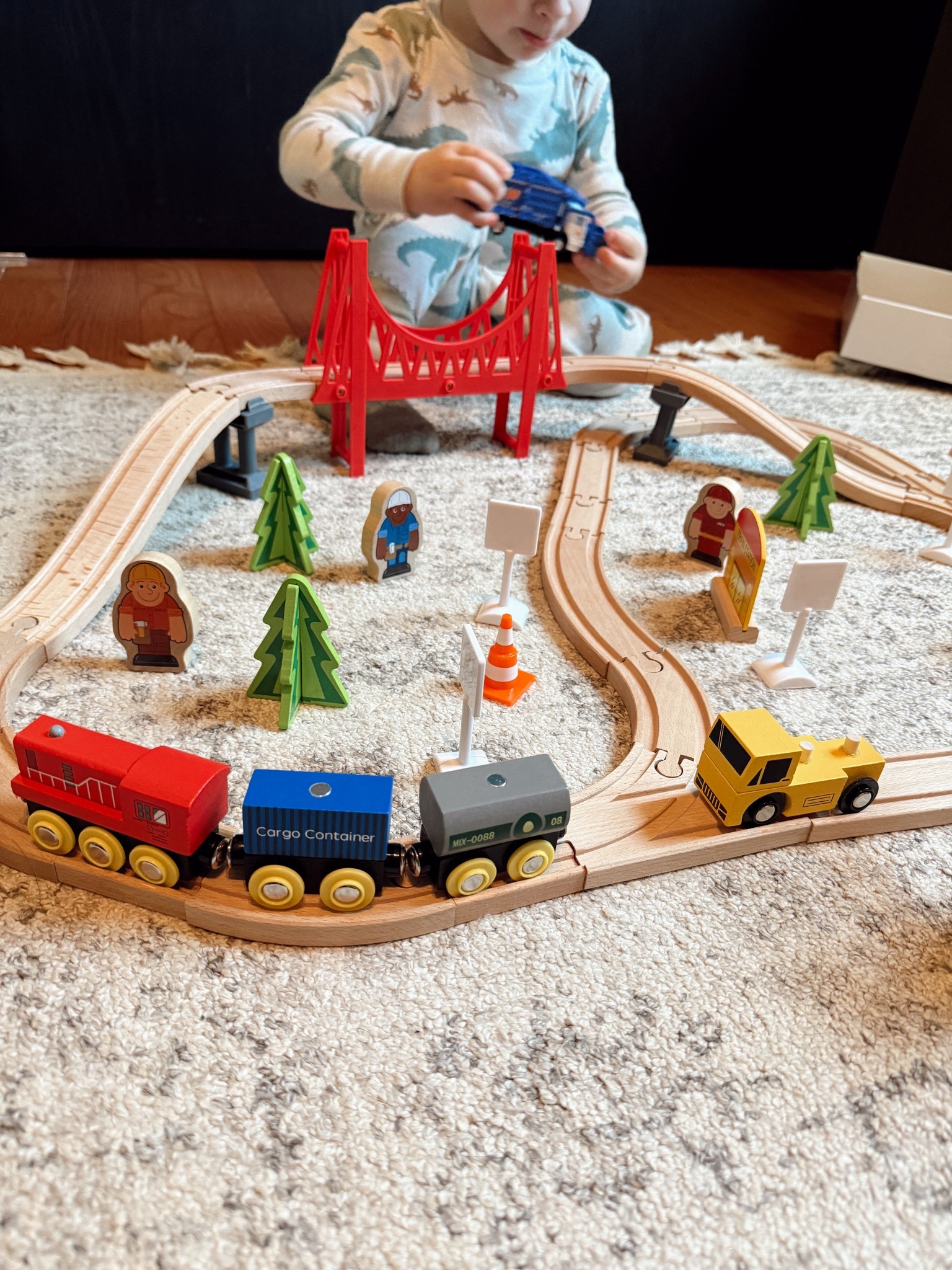 Best wooden train set 😍 toddler gift ideas

#LTKGiftGuide #LTKHoliday #LTKKids
