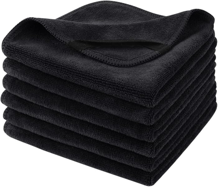 SINLAND Microfiber Facial Cloths Fast Drying Washcloth 12inch x 12inch Absorbent Face Wash Cloth ... | Amazon (US)