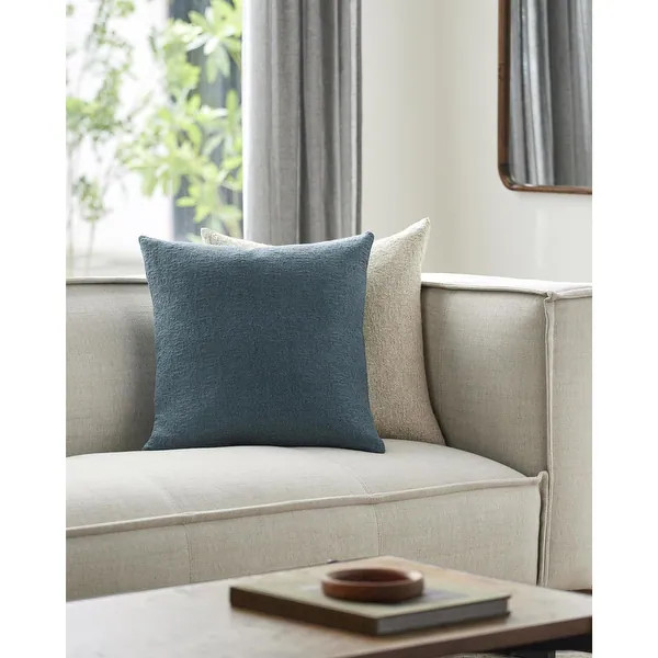 Ian Modern Solid Color Cotton Linen Throw Pillow - Bed Bath & Beyond - 38200268 | Bed Bath & Beyond