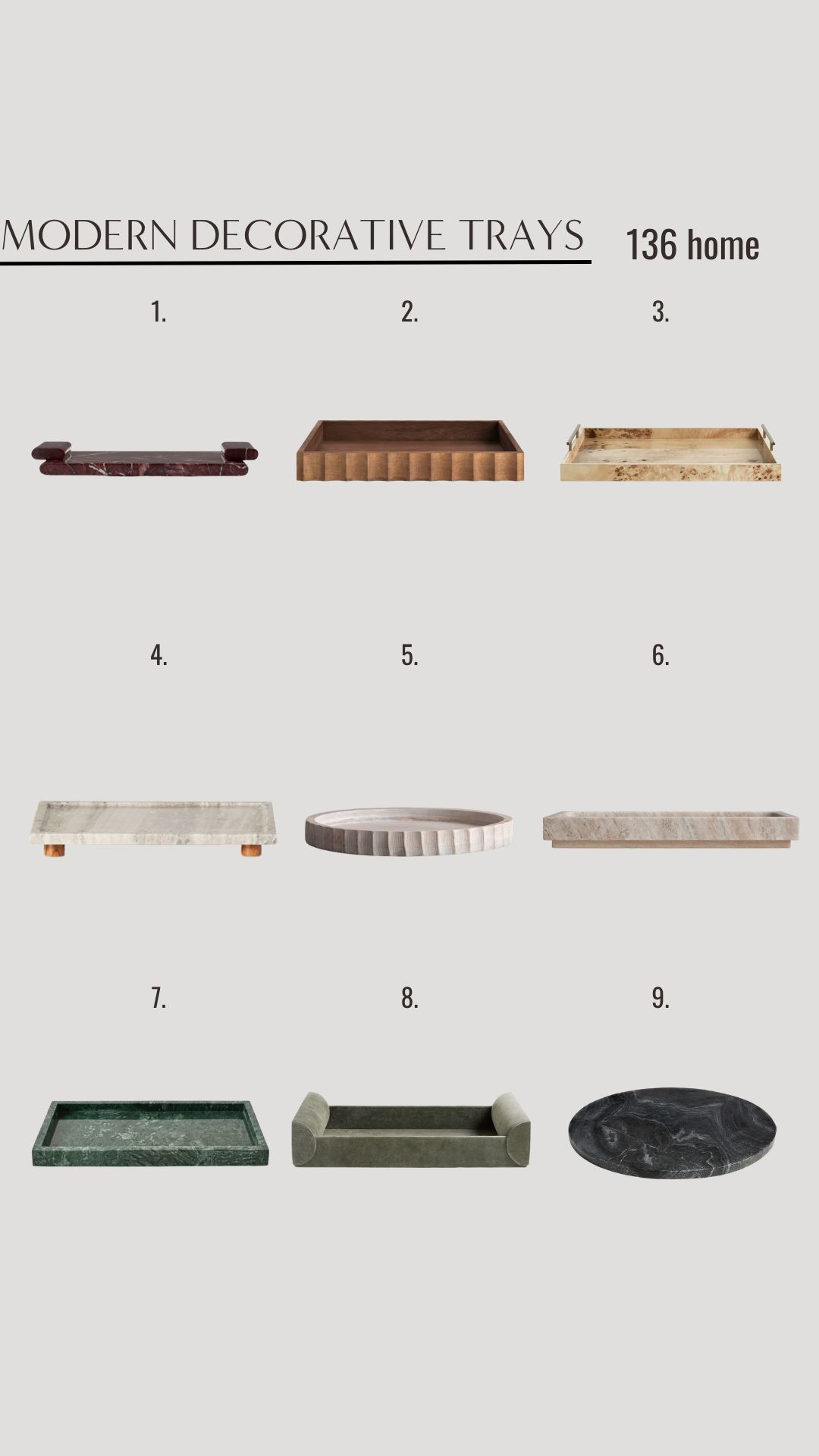 Modern Decorative Trays #moderndecor #decorativetray #tray #homedecor 

 #LTKHome