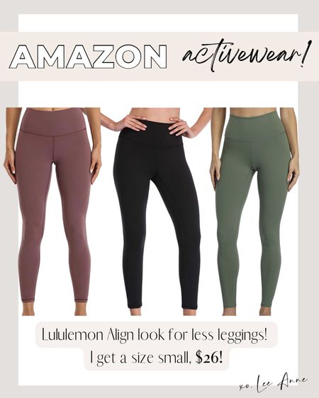 Lululemon Align look for less leggings! 

#founditonamazon

Lee Anne Benjamin 🤍

#LTKstyletip #LTKunder50 #LTKsalealert