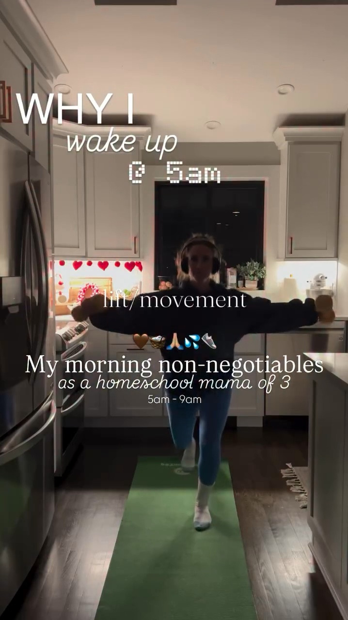 Grwm as a homeschool mama on a mission to wake up at 5am everyday! 🔗🙏🏼🦋

#LTKdayinmylife #LTKmorningroutine #LTKgrwm