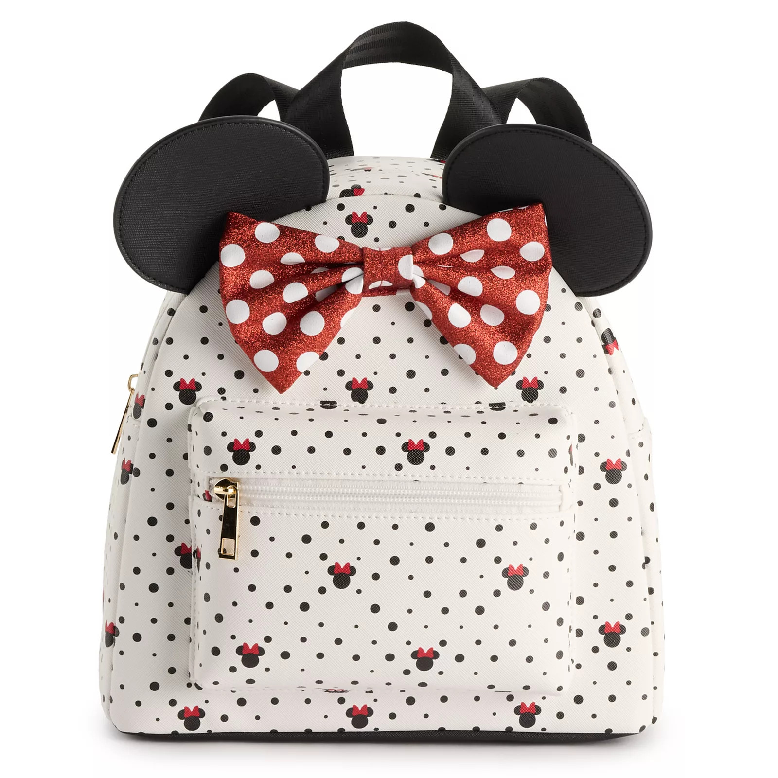 Disney's Minnie Mouse Mini Backpack with Glitter Bow and 3D Ears | Kohl's