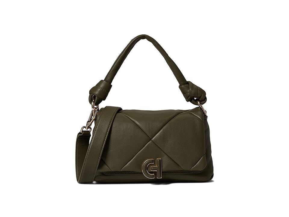 Cole Haan Quilted Puff Shoulder Bag (Tea Leaf) Shoulder Handbags | Zappos