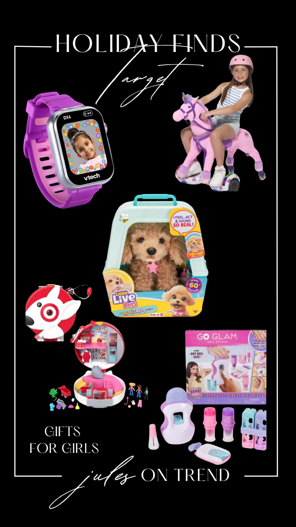 Current sale on toys at Target! Here are some affordable to splurge worthy gift ideas for girls 5-9.


#LTKGiftGuide #LTKHoliday #LTKFindsUnder50