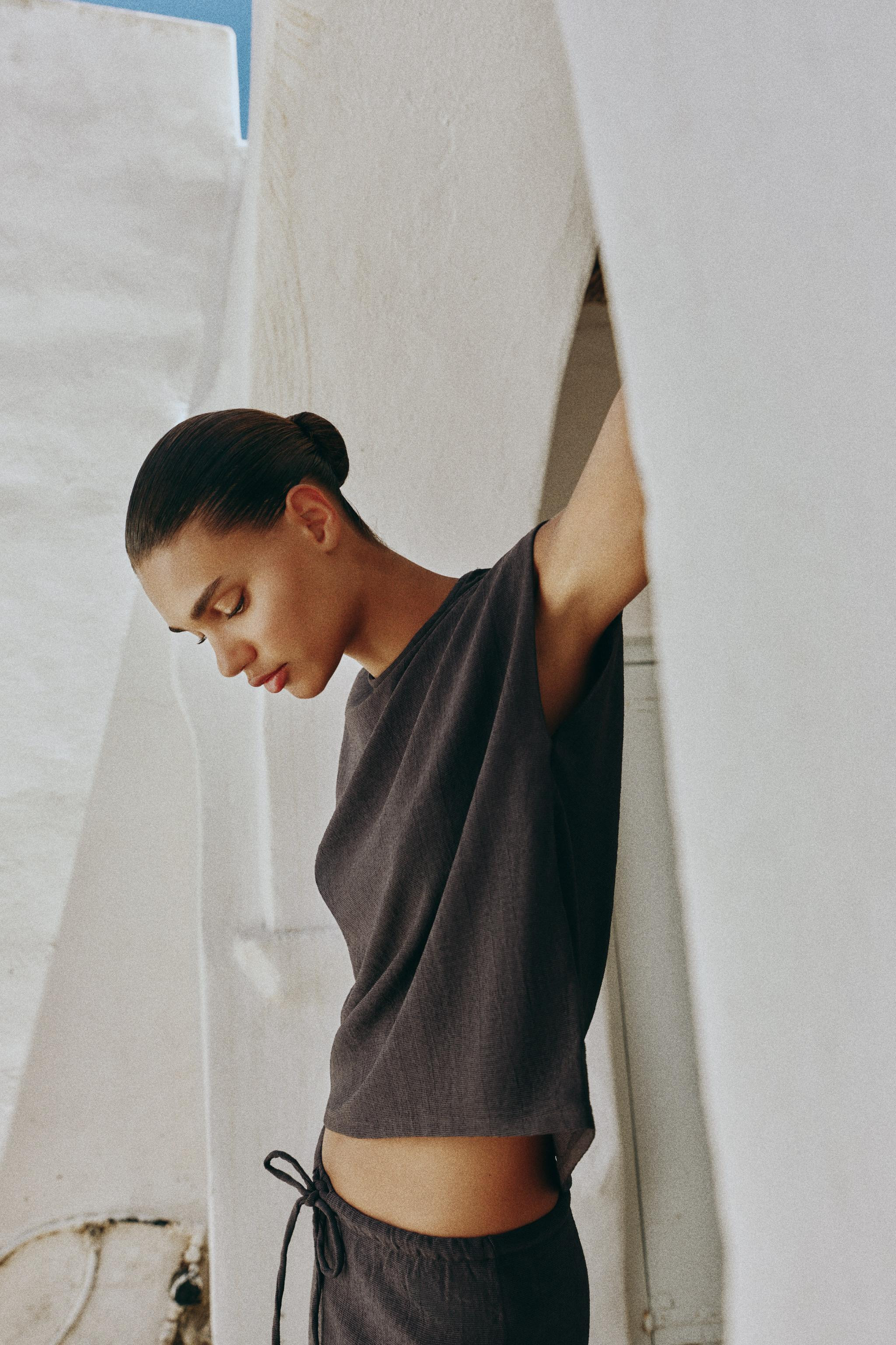 RUSTIC SLEEVELESS TOP | Zara US