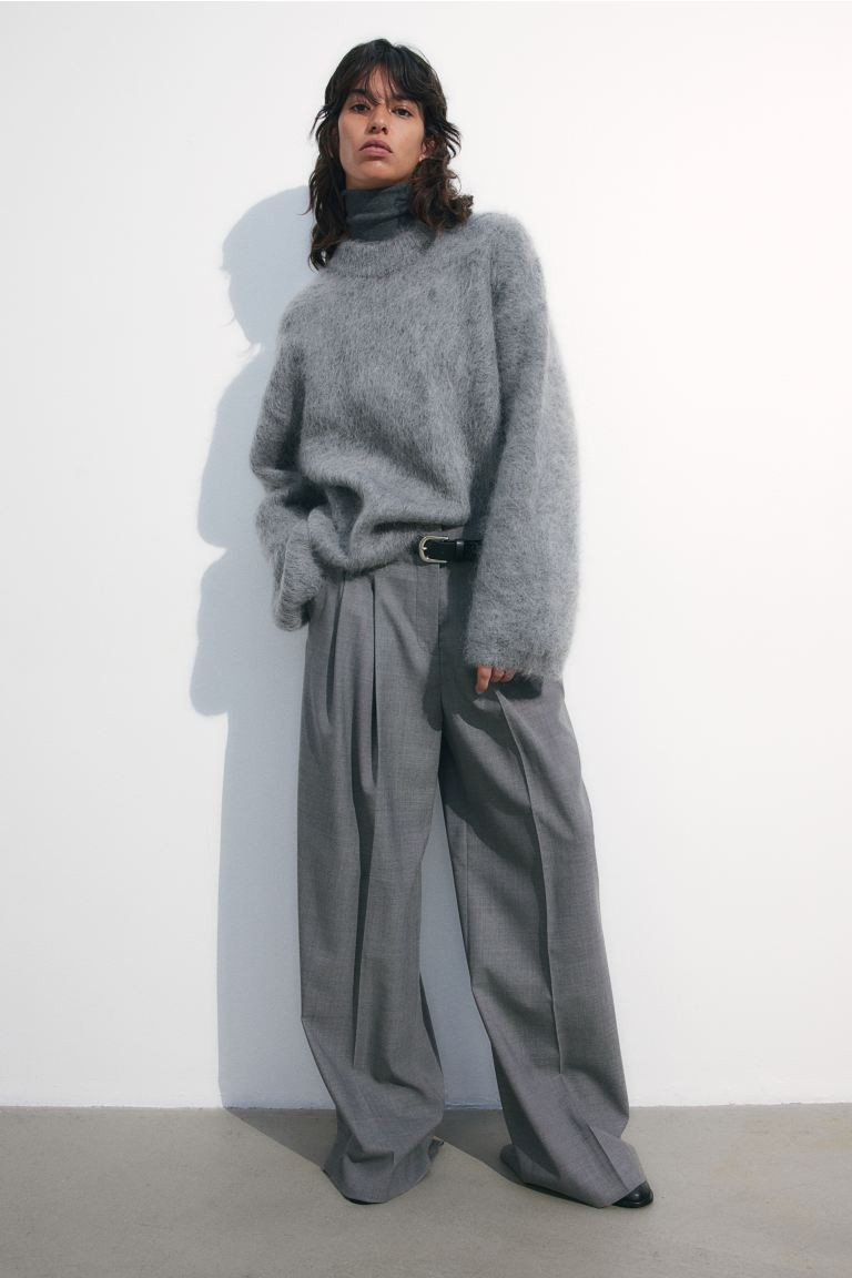 Oversized Mohair-blend Sweater | H&M (US + CA)