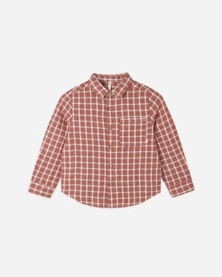 Collared Long Sleeve Shirt Vintage Plaid | Rylee + Cru