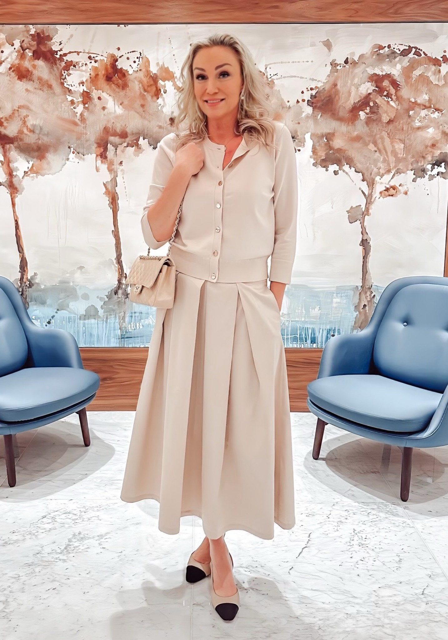 Classy in neutral colours at The Lanesborough Hotel London 🤍
Shoes and bag are Chanel 

#LTKstyletip #LTKeurope #LTKover40