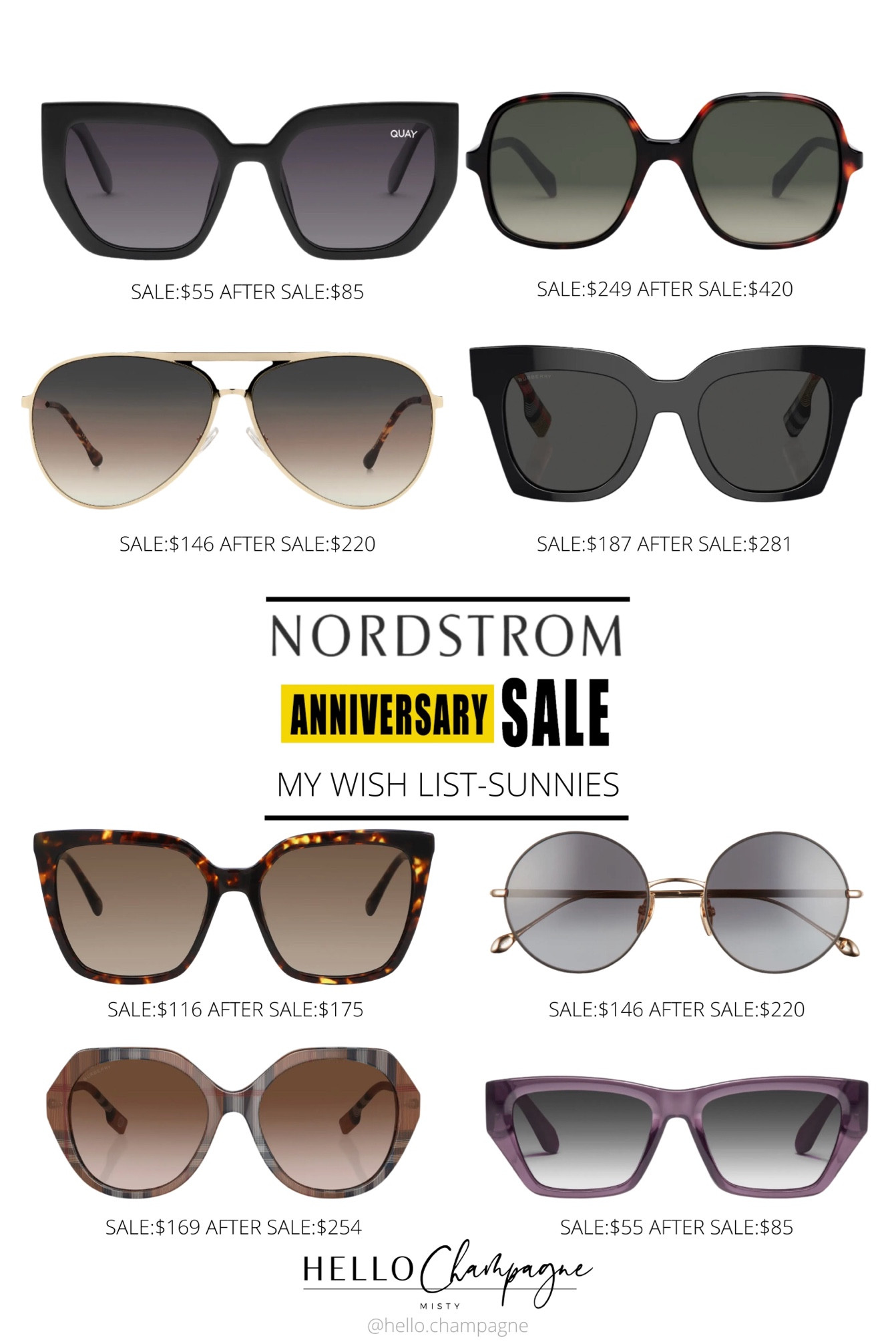 💛Nordstrom Anniversary Sale💛 
Women’s Sunglasses 


#LTKSaleAlert #LTKSummerSales #LTKxNSale