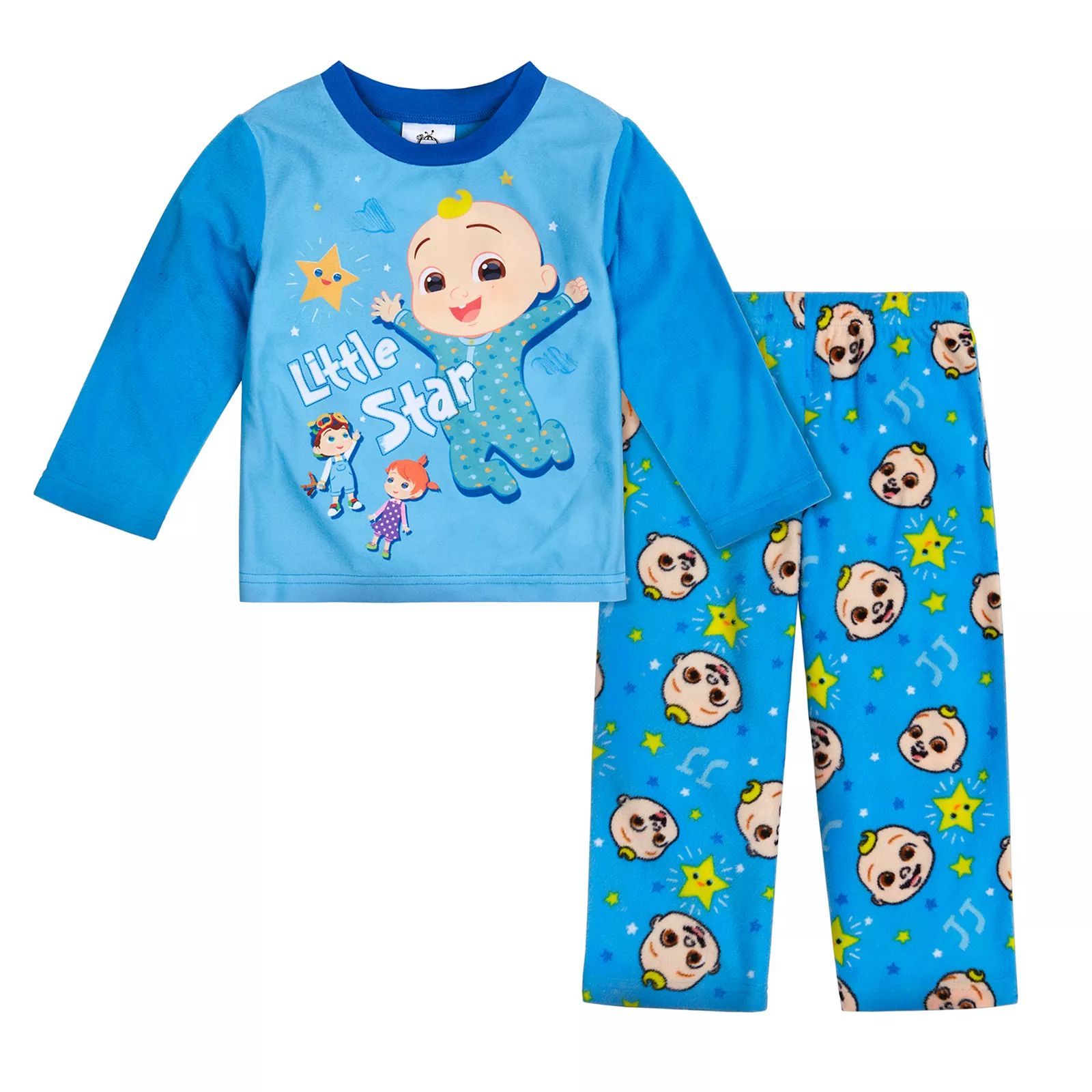 Toddler Boy CoComelon 2 Piece Fleece Pajama Set, Toddler Boy's, Size: 4T, Light Blue | Kohl's
