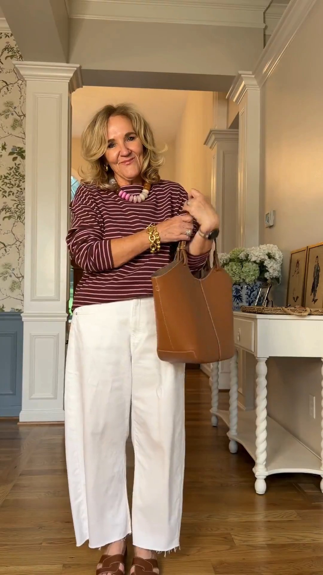 This striped long sleeve tee is a closet staple you'll reach for all season. The soft cotton fabric and relaxed fit make it perfect with white barrel jeans now and your favorite denim later.

💡 LTK MADE EASY
❤️ Heart = Support my posts!
🔖 Save = Get sale & restock alerts
📋 Lists = Keep favorites organized
📲 Share = Send lists and products to a friend. Hello, Christmas List!
💬 Comment = Ask me anything about what I'm wearing.:-) 

 #LTKSeasonal #LTKActive #LTKOver40