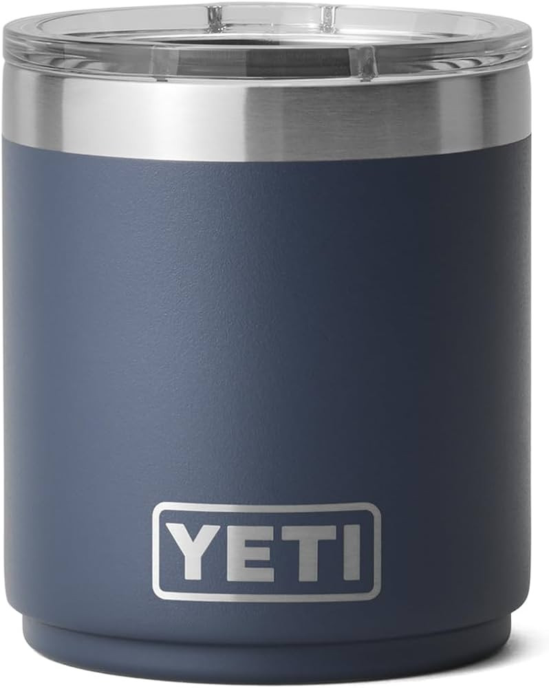 YETI Rambler 10 oz Stackable Lowball 2.0, Vacuum Insulated, Stainless Steel with MagSlider Lid, N... | Amazon (US)
