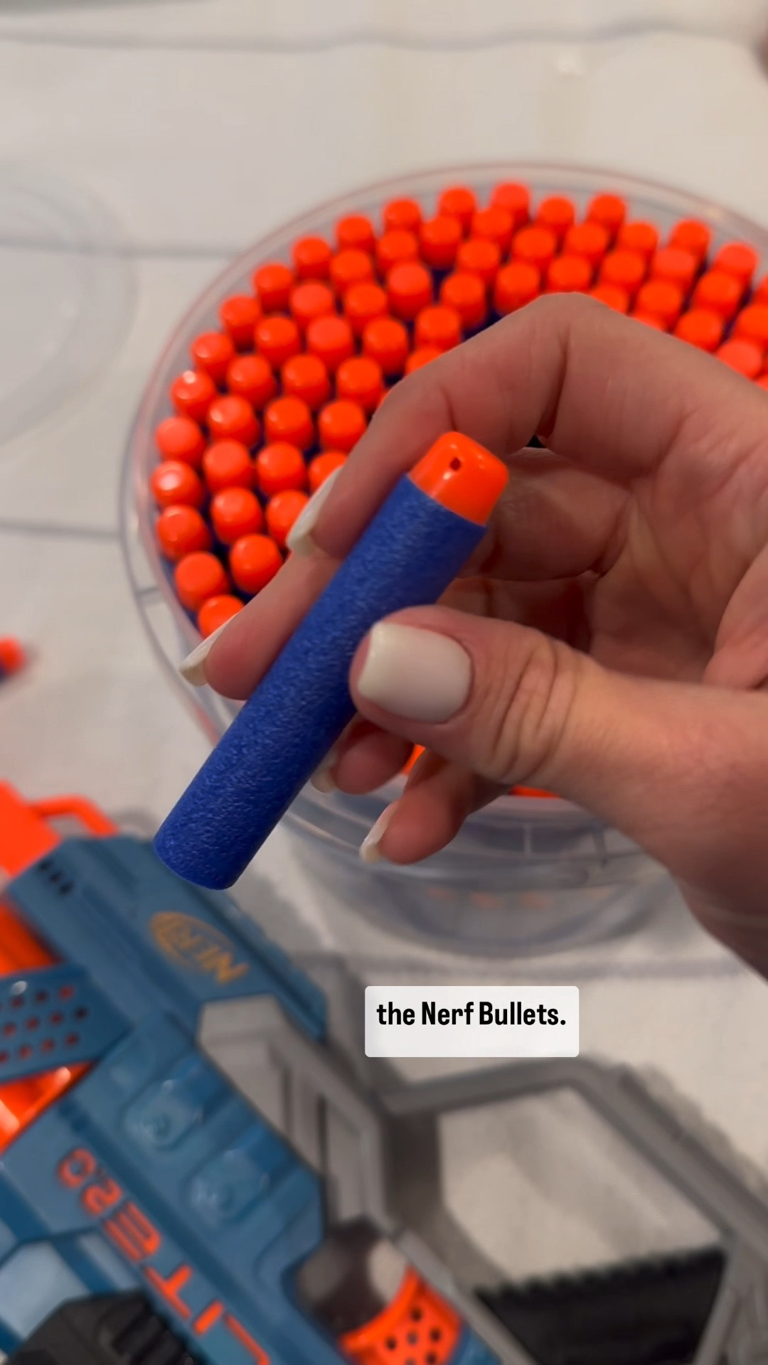 Restock your Nerf Bullets!
This bucket of 300 is perfect for that #nerfparty 
These have softer orange tips compared to others!

#LTKparties #LTKkids