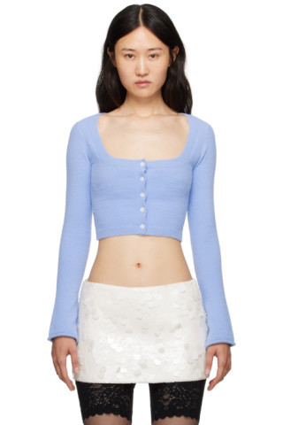 Blue Sweet Cardigan | SSENSE
