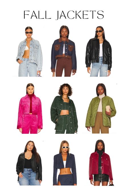 Shopping Guide: Fall Jackets from Revolve

#LTKSeasonal #LTKstyletip #LTKfit
