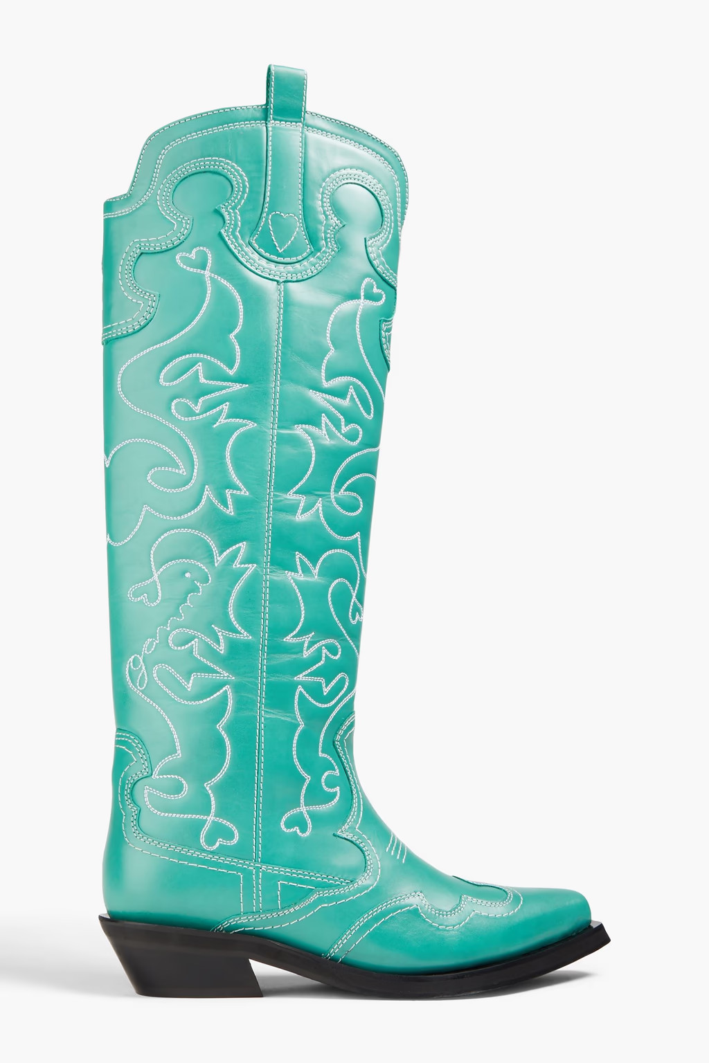 Embroidered leather cowboy boots | The Outnet (UK and Europe)