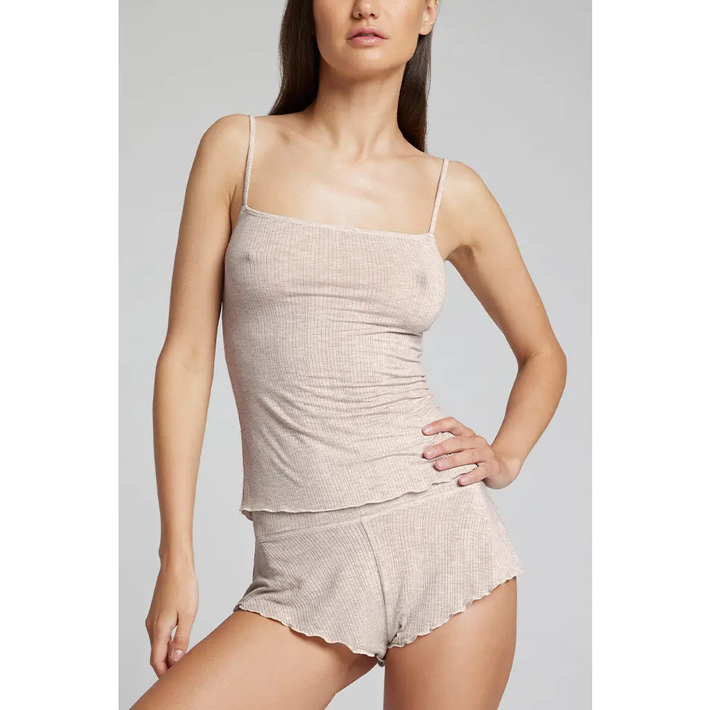 Negative Underwear Whipped Cami in Sand at Nordstrom, Size X-Large | Nordstrom