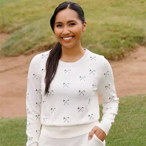 Women's GOLF V-Neck Long Sleeve Sweater | PGA TOUR Superstore